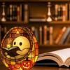 Halloween Ghostly Reading Book Statue With Warm LED Glows Resins Craft USB Desktop Light For Living Room Bedroom Decors
