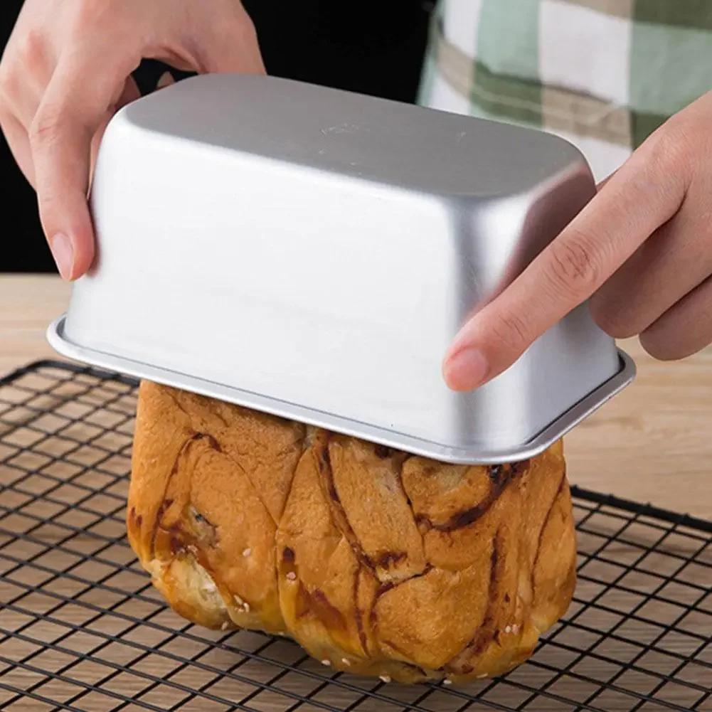 Rectangular Bread Mold Aluminum alloy Non-Stick Cake Pan Mini Toast Mold Cake Baking Tray Loaf Pan Kitchen Baking Tools Bakeware