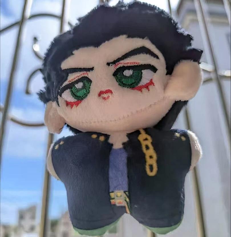 10CM Anime JoJo's Bizarre Adventure Jolyne Cujoh Kakyoin Tenmei Plush Keychain Pendant Cotton Plushie Kids Christmas Gifts
