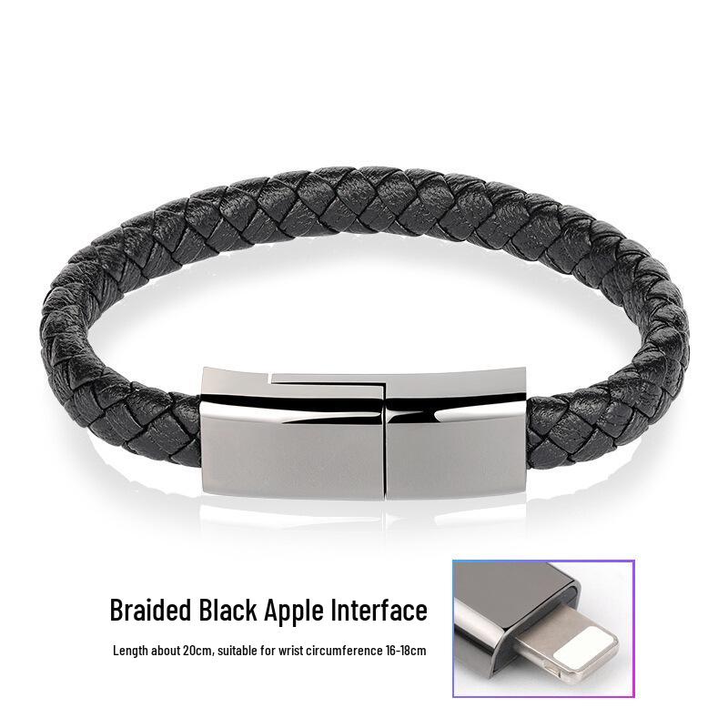 Influencer Creative Fast Charging Bracelet Cable for Huawei, Apple, Android, Xiaomi, OPPO, Type-C