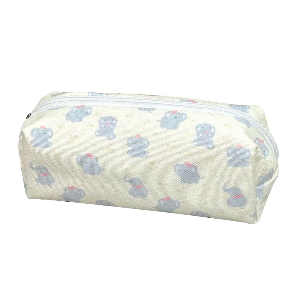 Large Capacity Pen Bag Little Elephant Pencil Case Cute Stationery Organizer  for School Office
