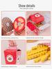 Children's Wooden Hamburger & Fries Pretend Play Set - Kitchen Game Gift for Boys & Girls
