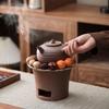 Vintage Clay Tea Brewing Charcoal Stove