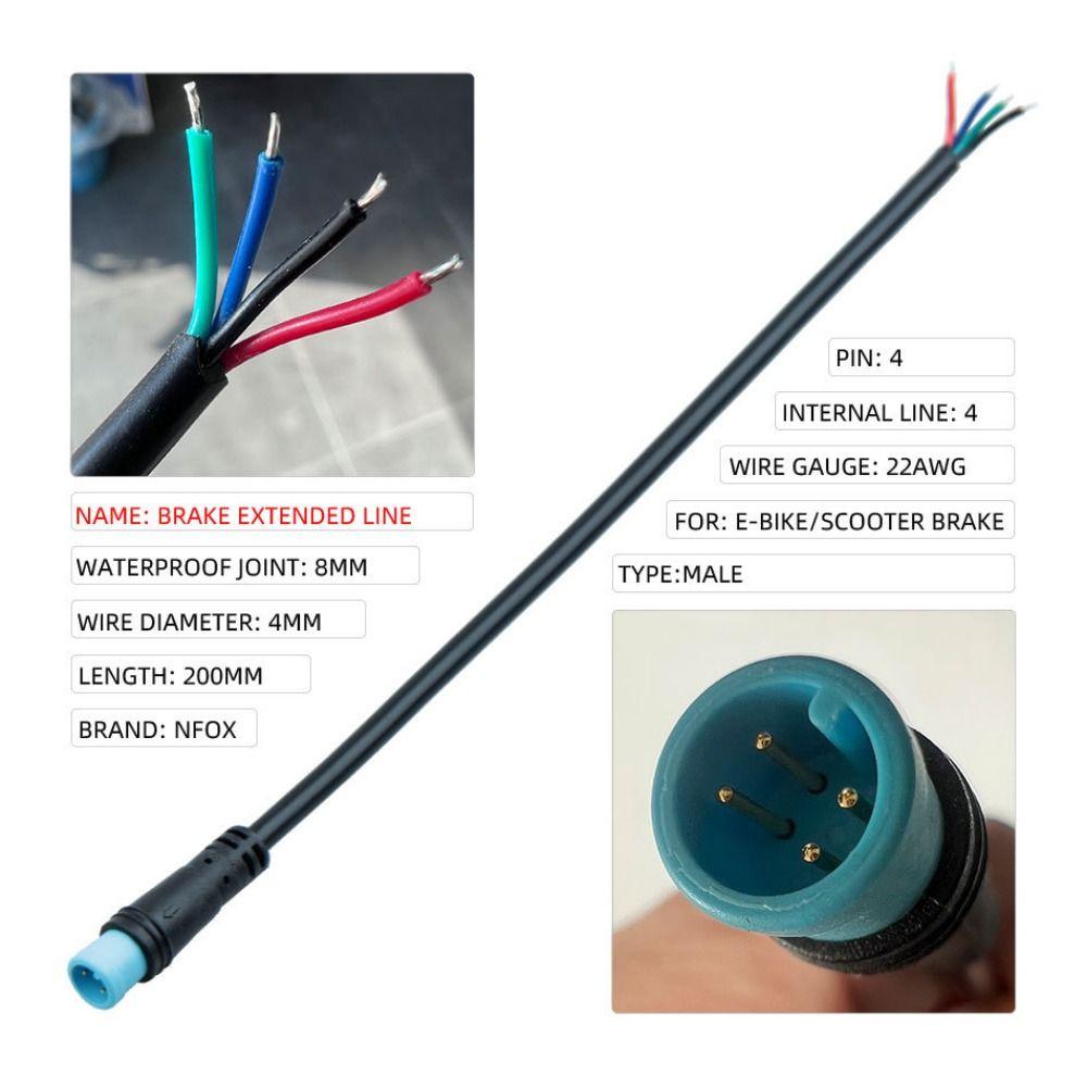 Metal Brake Broken Wire 2/3/4/5/6PIN E-bike Cable for Electric Scooter/for Bafang Motor