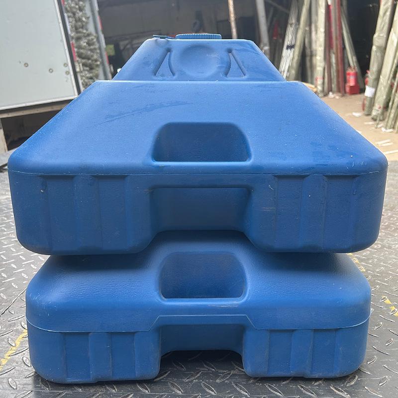 Large Rectangular Folding Patio Umbrella with Canopy Sun Protection