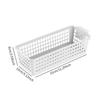 6x Storage Baskets Space Saving Container for Various Sundries Closet Office