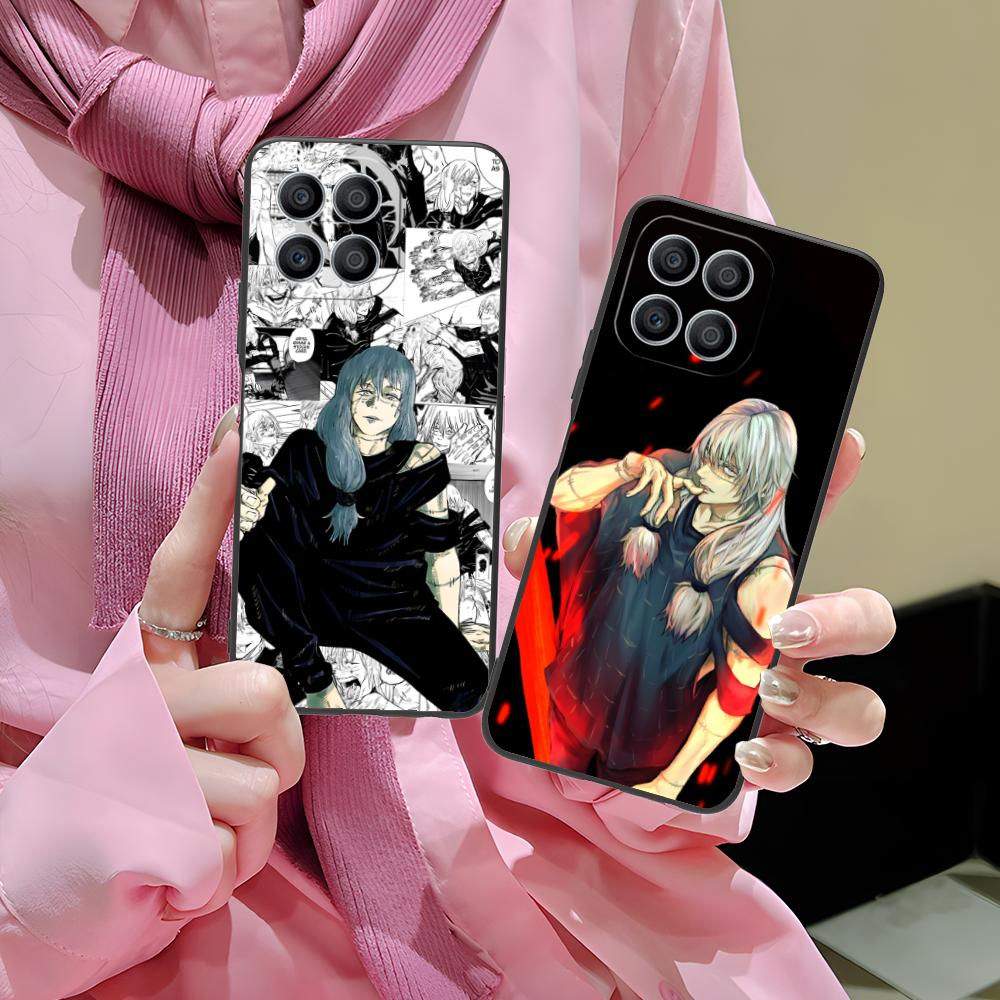 JJK Mahito Phone Case for Honor 90 80 70 60 50 30 20 10 9 8 7 Pro S SE Lite 5G Soft TPU Shockproof Cover