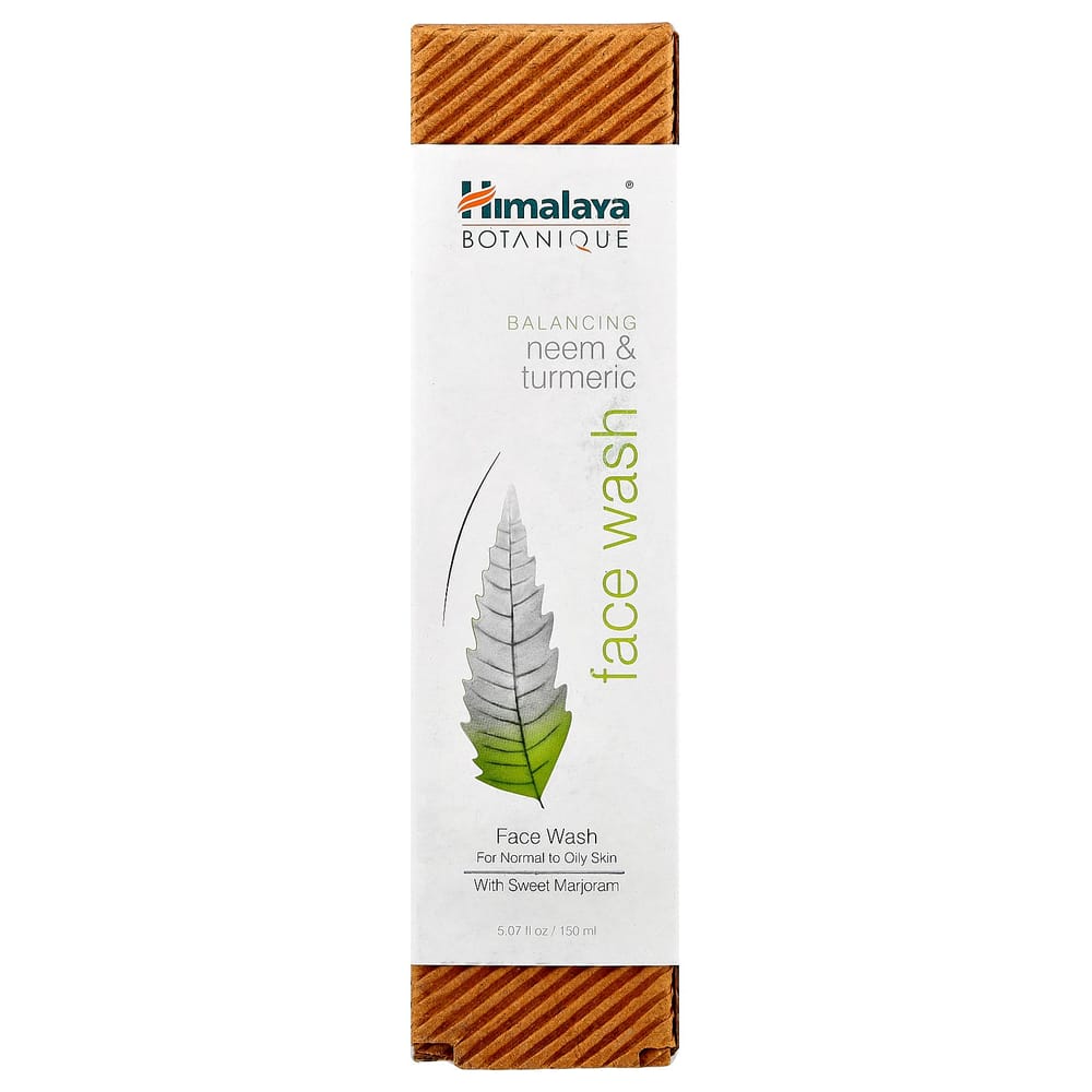 Himalaya Botanique Neem & Turmeric Face Wash 5.07 fl oz (150ml)