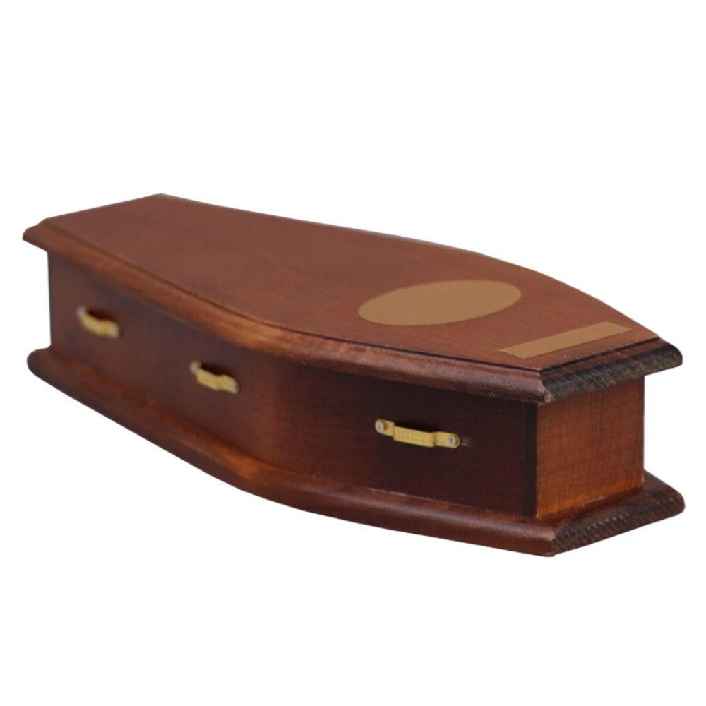 

2 Colors Mini Coffin 17.5*7.8*3.7cm Furniture Model Decoration New Micro Scene for OB11 Doll коричневый