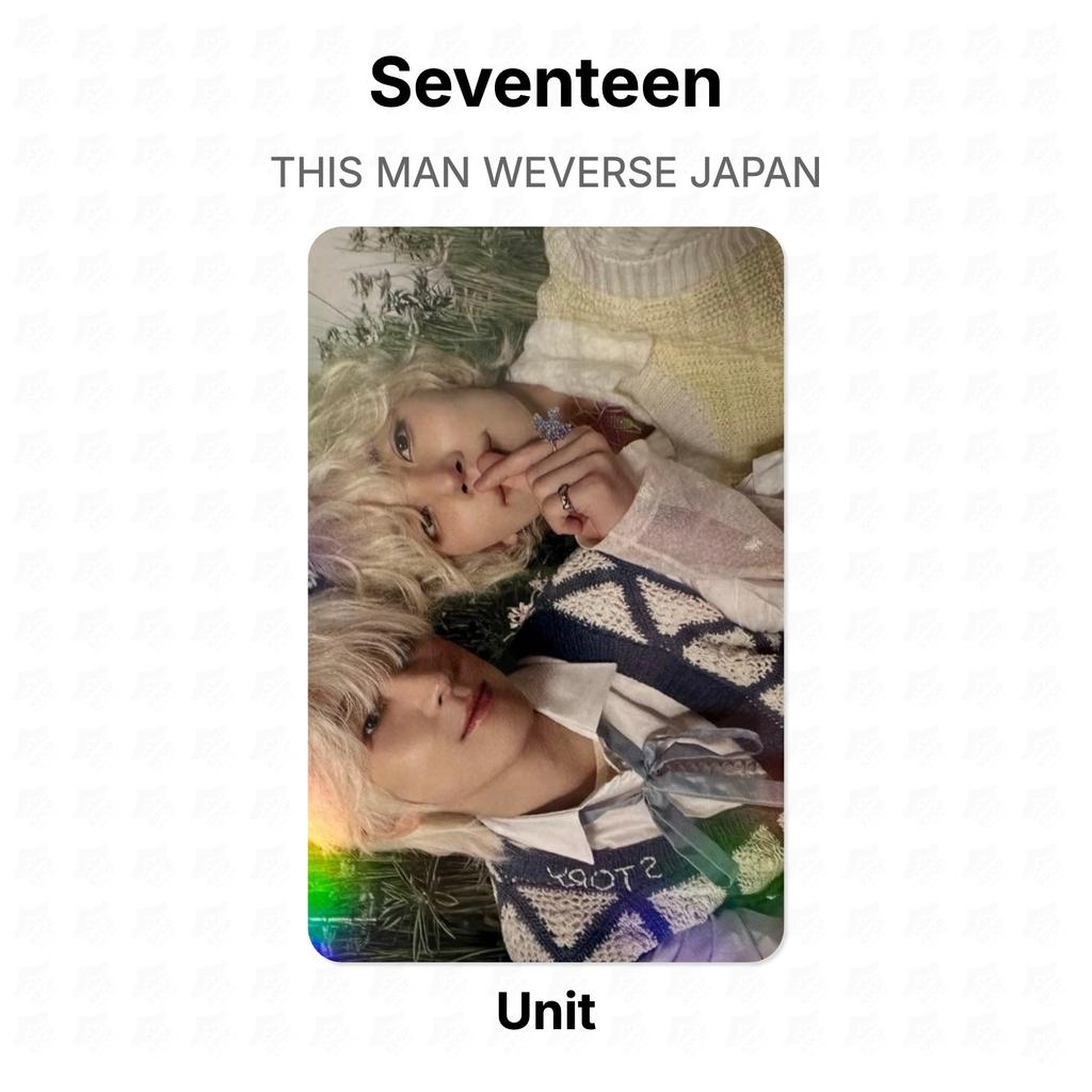 Seventeen THIS MAN WEVERSE JAPAN Official Photocard