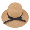 Summer Fashion Women Hat Sun Hat Visor Panama Style Outdoor Beach Hat Ribbon Wide Brim Straw Hat Summer Cap Accessories