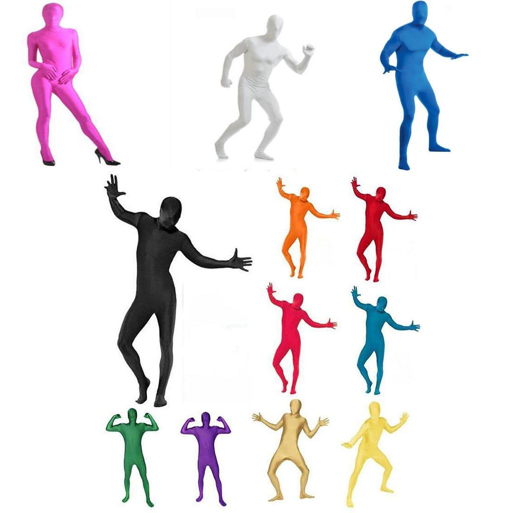 Premium Full Body Lycra Spandex Skin Suit Catsuit For Halloween Party Wear Unisex