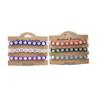 24TE Hand Woven Rosary Bracelet Adjustable Wristband Chain Prayer Blessing Bracelets Holy Father Catholic Jewelry for Men Women