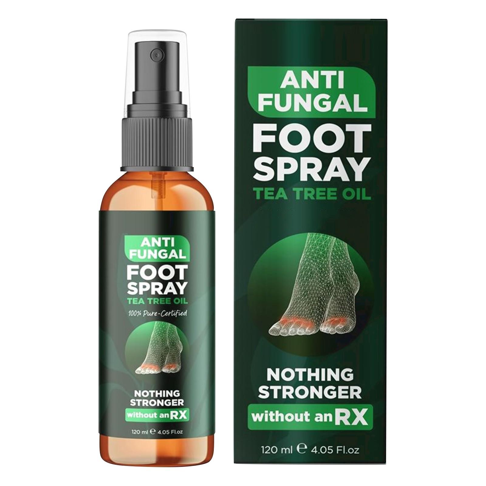 

Спрей для ухода за ногами, Эффективный и длительный контроль потоотделения, Освежающий спрей от грибка стопы 120 мл One Size белый