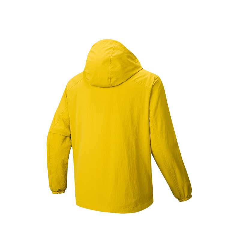 Anta SS26 Rain Jacket With Hood Solid Color Zipper Men jackets Earth-Green 172616604-2