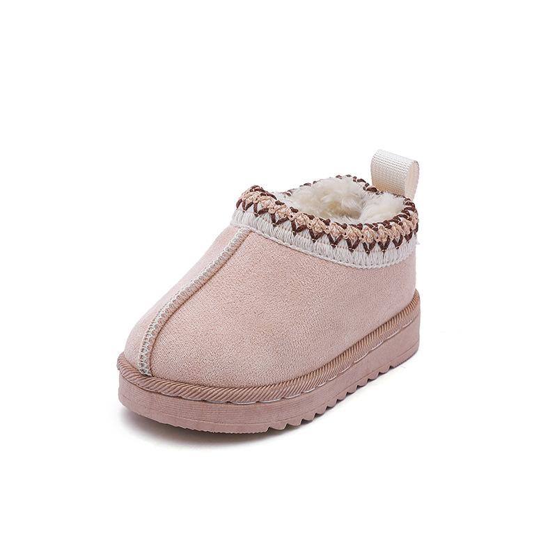Fashion Autumn/Winter New Velvet Thickened Children's Snow Boots Baby Cotton Boots Boys and Girls Short Boots