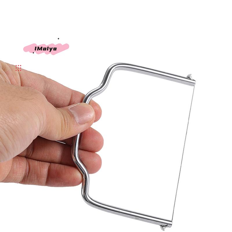 M-1PC Butter Wire Slicer Steel Handheld Butter Cutter Cheese Gadget Wire Kitchen Cutting Supplies Cheese Cutter But
