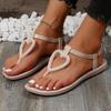 Fashion Roman Sandals Clip Toe Flip Flops Women Summer  New Love Flat Sandals College Style Open Toe Soft Shoes