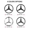 1pcs 52mm 57mm Car Steering Wheel Badge Emblem Sticker For Mercedes Benz W204 W205 W213 W177 GLA GLC CLA A Class Car Ornaments OQ1