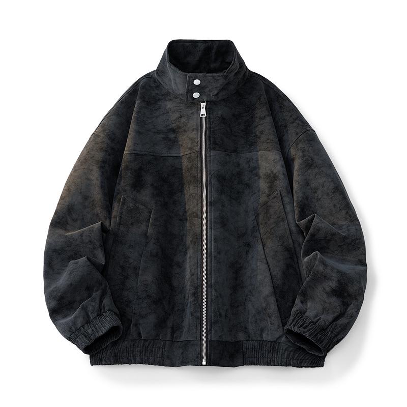 

Autumn 2025 Men s Trendy Casual Leather Jacket - Versatile High Street Style XL