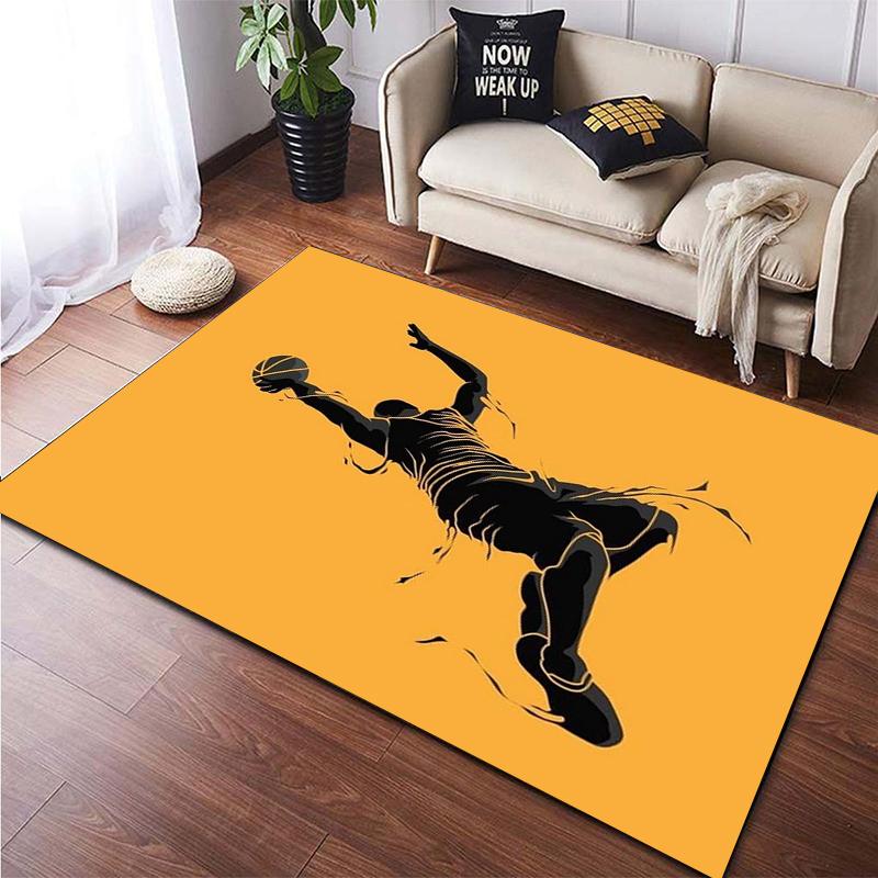 Basketball HD Printed Area Large Rug ,Carpet for Living Room Bedroom Sofa Decoration Non-slip Floor Mats Dropshipping Alfombras