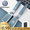 Pentru VOLKSWAGEN VW Carcasă Smart pentru Cheie de la Distanță din Aliaj de Zinc Pentru VW Volkswagen Golf 7 MK7 Tiguan MK2 T-roc T-cross Auto Ke