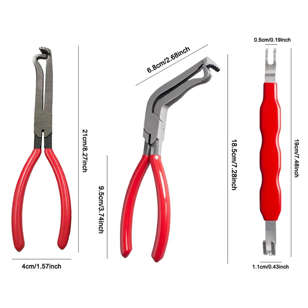 Electrical Disconnect Pliers Carbon Steel Car Fuel Line Breaker Tool Anti-Slip Spark Plug Removal Plier for Car Repair Accessori