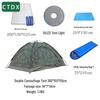 CTDX Ultralight Camouflage Camping Tent