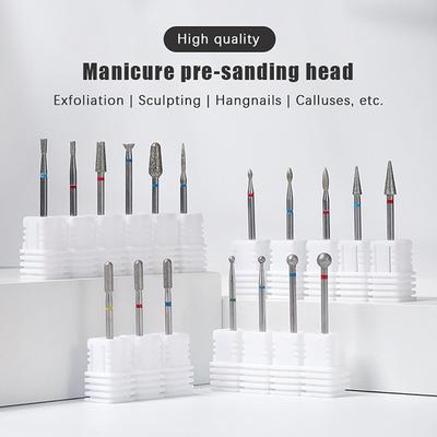 3/32” Diamond Nail Dill Bit, Electric File for Manicure, Cuticle Remover and Single Milling Cutter Tool