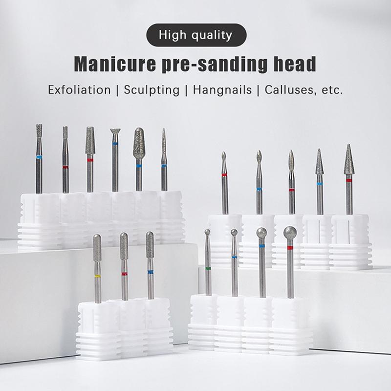 1Pcs Nail Dill Bits Milling Cutter For Manicure 3/32" Burr Electric Nail File Cuticle Remover Tool