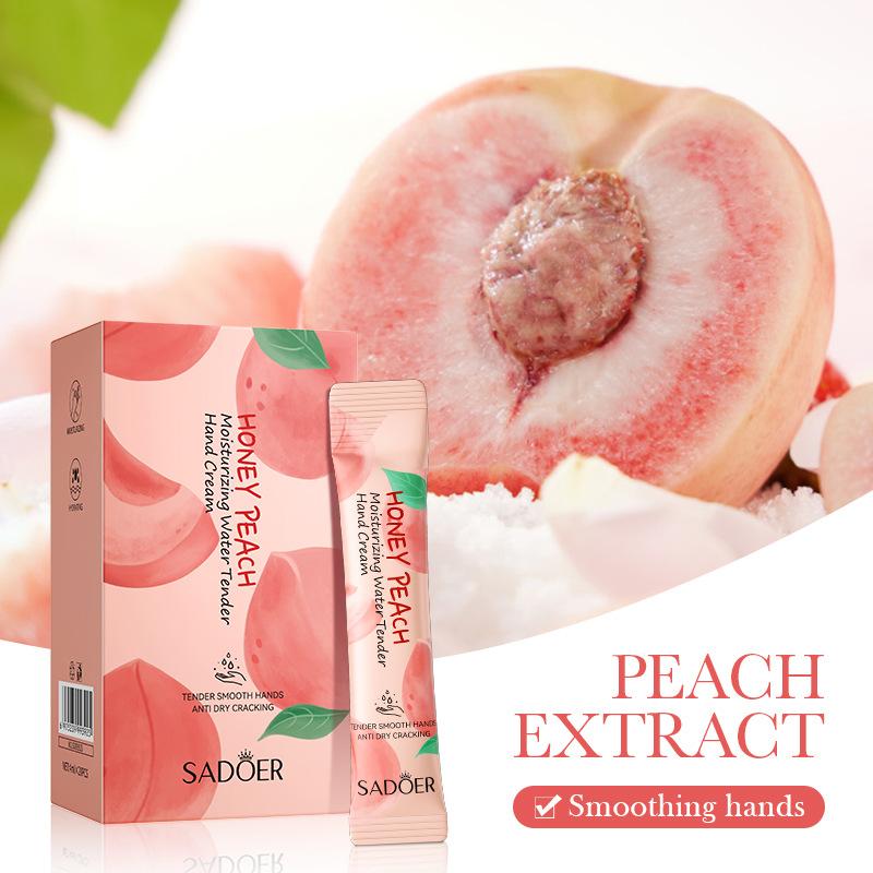 SADOER Avocado Moisturizing Hand Cream 20Pcs Nourishing Smoothing Anti Dry Crack Repair Portable Hand Skin Care