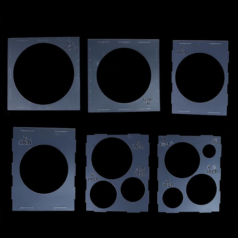 11Holes Plastic Balloon Sizer Box Balloons Size Measurement Tool for Birthday Wedding Party Baloon Arch Column Ballon Decoration