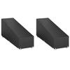 Vidaxl Sun Lounger Covers, 2 Pcs, 12 Eyelets, 205X75X40/70 Cm, Pe