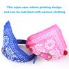 Yousheng Pet Saliva Towel Ethnic Style Print Triangle Neckerchief Bib Fabric Adjustable Bandana Collar for Puppy Dogs Cats Pet Accessories