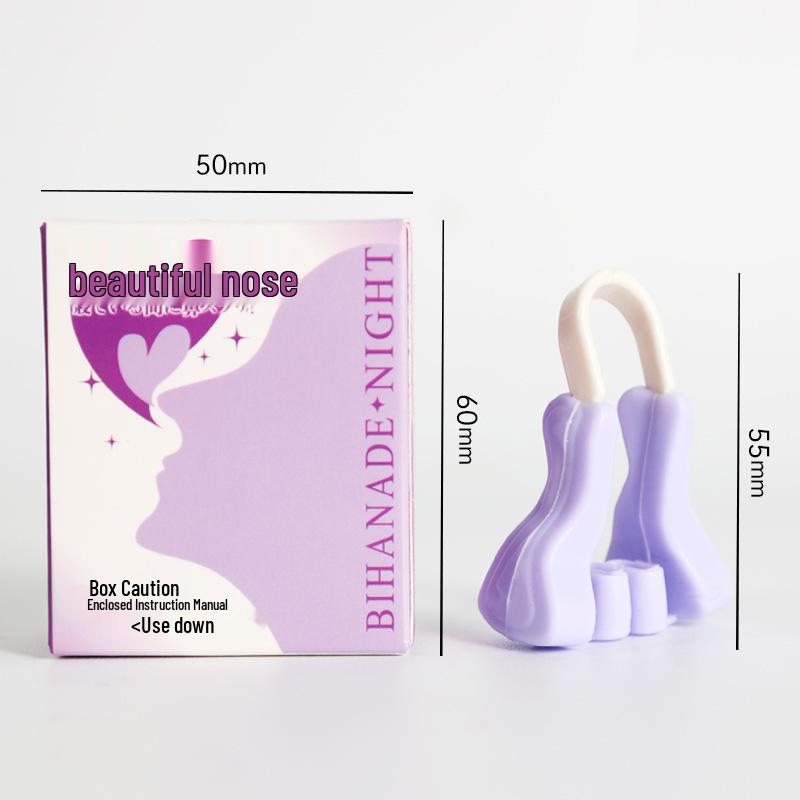 Japanese Beauty Nose Clip for Night Use: Enhances Breathing, Straightens, Elevates, Corrects Bridge, and is Comfortable and Invisible.