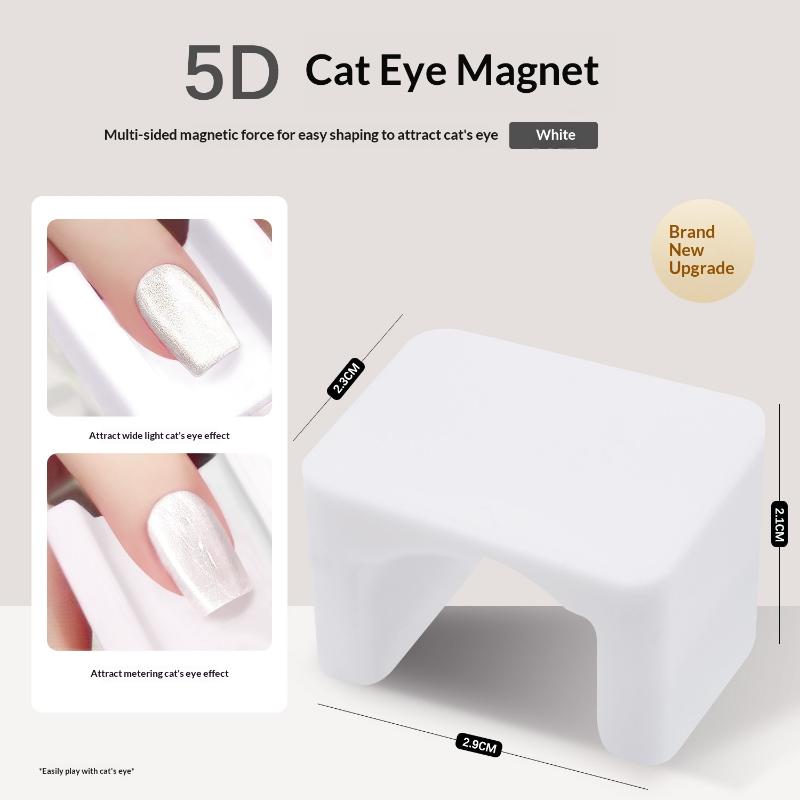 Wide Edge Cat Eye Strong Magnet Nail Tool 5D Light Effect Automatic Cat Eye Suction Nail Salon Manicure Art Tool