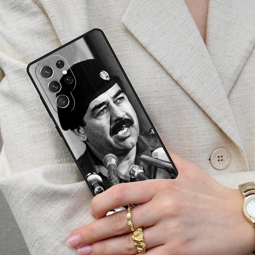 Saddam Hussein Iraq Arabic PRINT Cell Phone Case for Samsung Galaxy S26 Ultra S25 S24 S23 S22 S21 S20 Note10 Cover Galaxy S21 5G