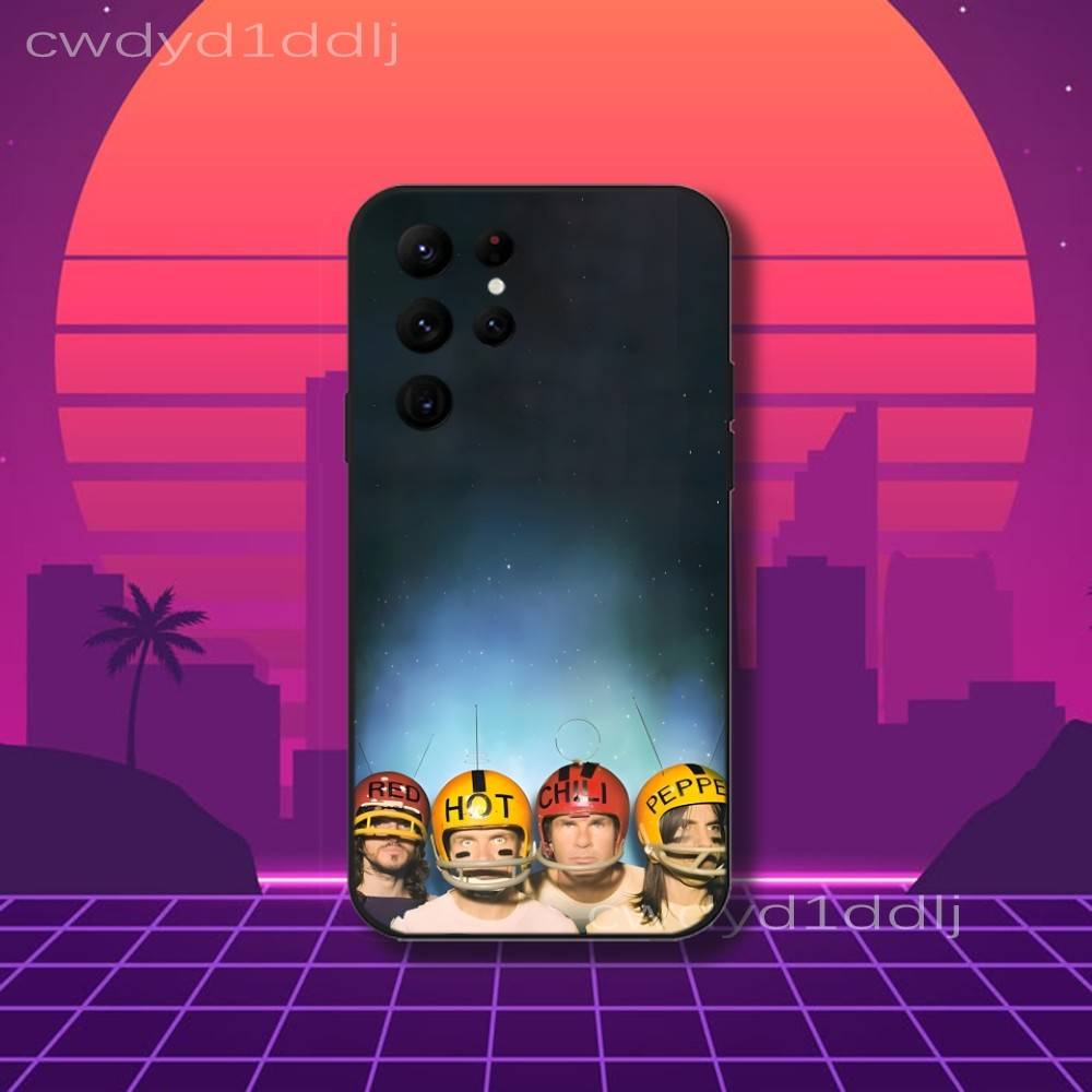 

R-Red Hot Chili Peppers RHCP Phone Case For Samsung S10,S21,FE,S21 ,S26,S25,S24,S23,Ultra,S9,S22,Plus Black Shockproof TPU Samsung S26Plus