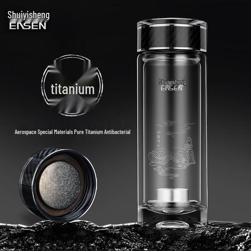 

Shui Yisheng G811 Titanium Double Wall Glass Tea Infuser