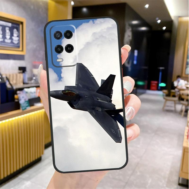Military Aircraft Warship Fighter Case For Oppo A5 Pro A15 A17 A57 A77 A60 A80 A40 A18 A38 A58 A78 A98 A96 A76 A16 A94 A74 A54