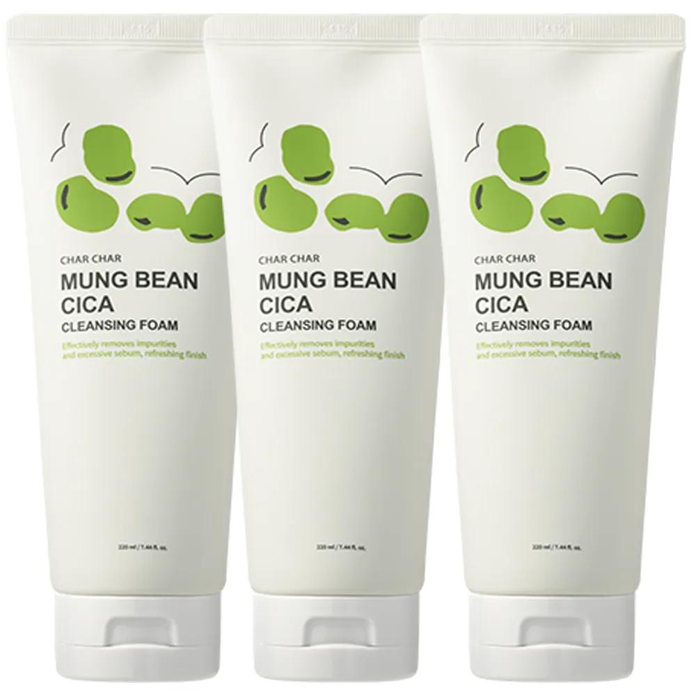 

Evass Sasha Mung Bean Cica Cleansing Foam 220ml (Select 1: 3 or 6) 3
