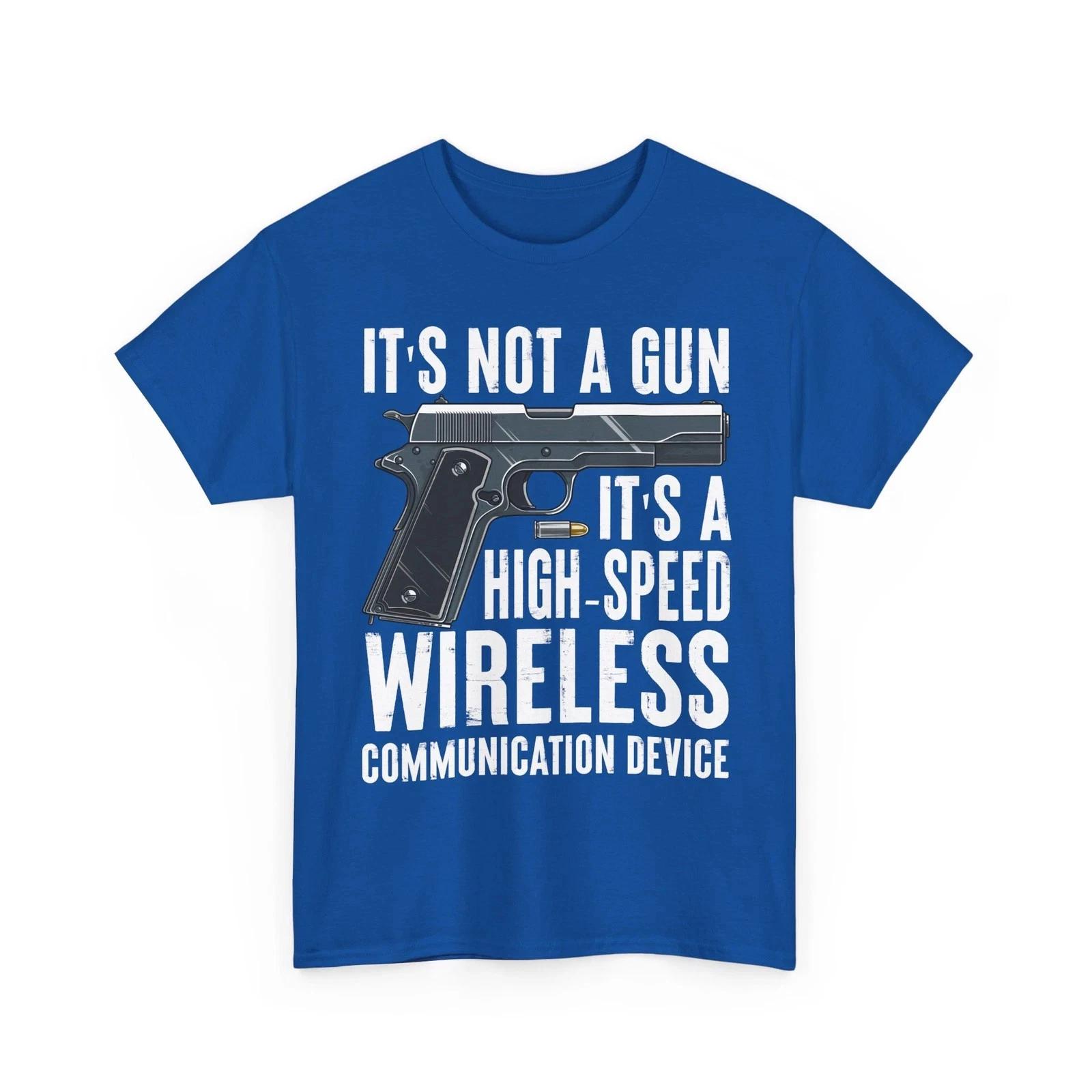 Gun Shirt, It s Not A Gun Guns Lovers Gun Owner Funny Saying Shirt M