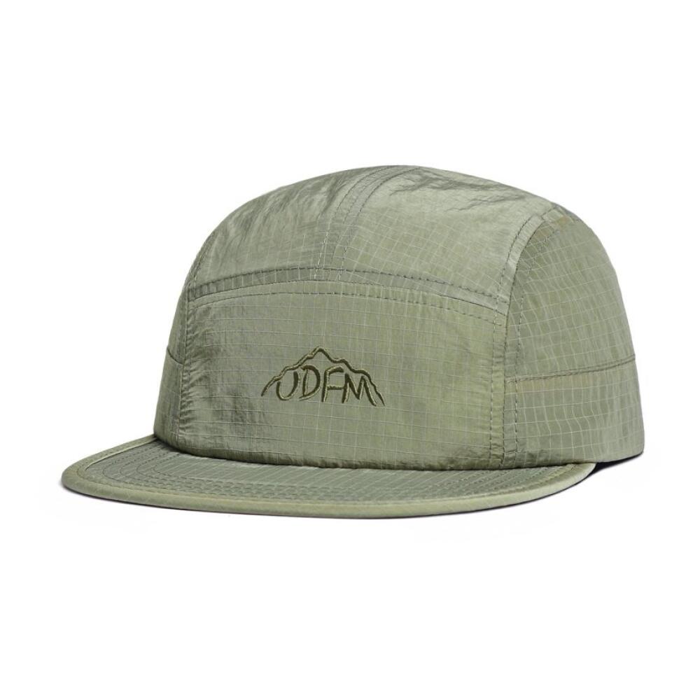 5 Panel Short Brim Letter Embroidered Baseball Cap, Mesh Quick‑Dry Solid Hat For Men Women Outdoor Sports Fashion Headwear