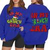 Women's Casual Fashion Long Sleeve Christmas Printed Round Neck Sweatshirt Top