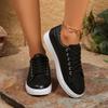 Fashion 2025 High Quality Ladies Shoes Lace-up Women's Vulcanize Shoes Fashion Outdoor Slip-Resistant Casual New Versatile Sneakers