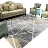 Moderner Patchwork-Wohnzimmer-Schlafzimmer-Bett-Teppich Geometrischer Couchtisch Ankleidezimmer-Teppich