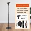 Adjustable Microphone Stand with Round Base for Stage and KTV Performances