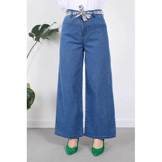 Lockere Damenhose mit hoher Taille