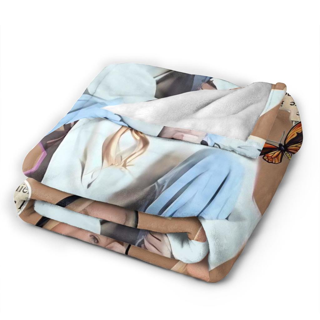 S-Freyas Skye British Singer Blanket Quality Warm Soft  Bedding Throws Winter Girls Boys Living Room Aesthetic Bedspread