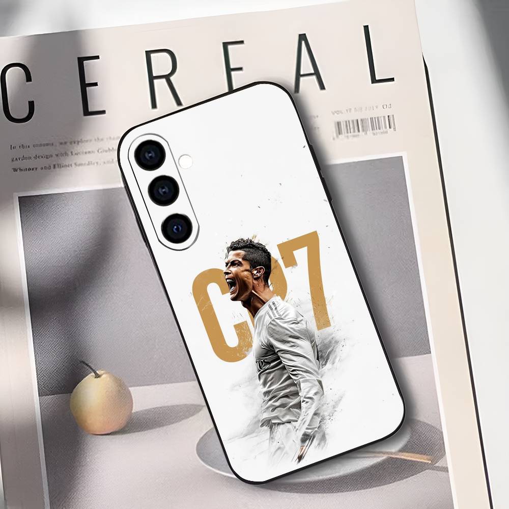 

C-Cristiano R-Ronaldo Phone Case For Samsung Galaxy A73,A72,A71,A70,A53,A52,A51,Others Soft Black Cover Samsung a12
